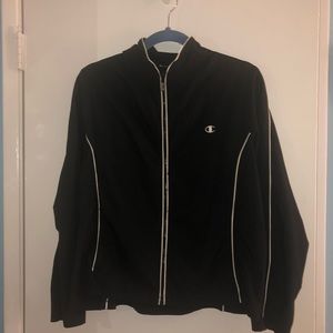 Black Champion windbreaker
